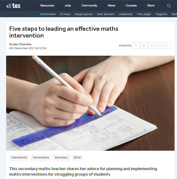 My Tips for an Effective Maths Interventions – Do The Maths Thing